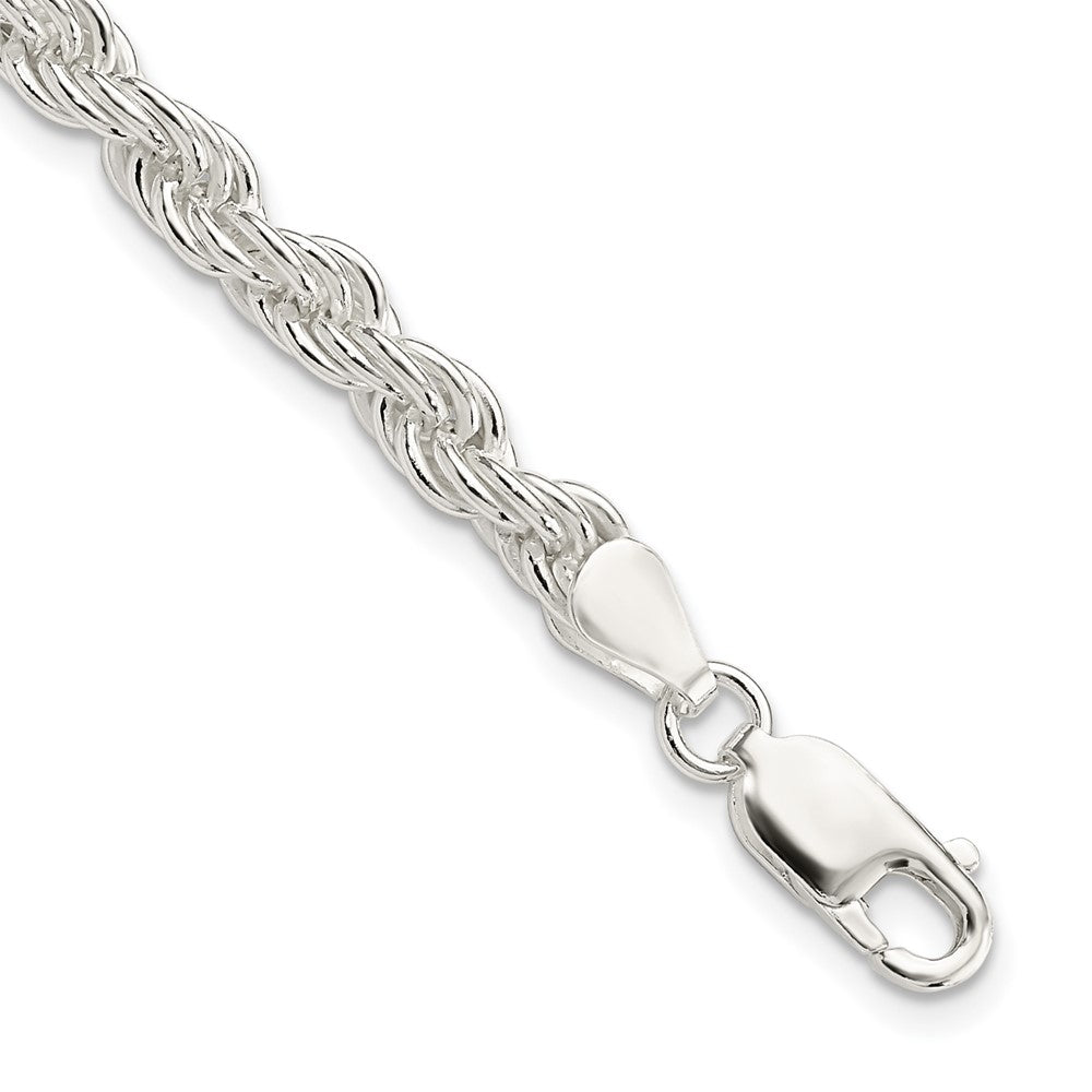 Sterling Silver 5mm Solid Rope Chain QDR100-8