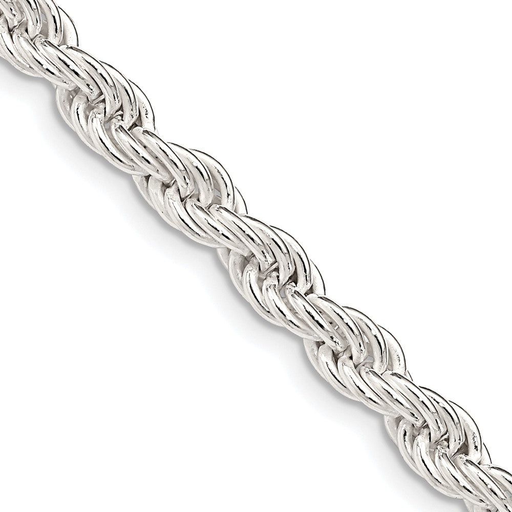 Sterling Silver 5mm Solid Rope ChainQDR100