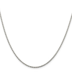 Sterling Silver 1.5mm Diamond-cut Spiga ChainQDS045