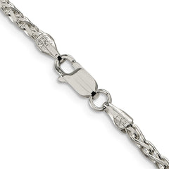 Sterling Silver 2.75mm Diamond-cut Spiga ChainQDS080