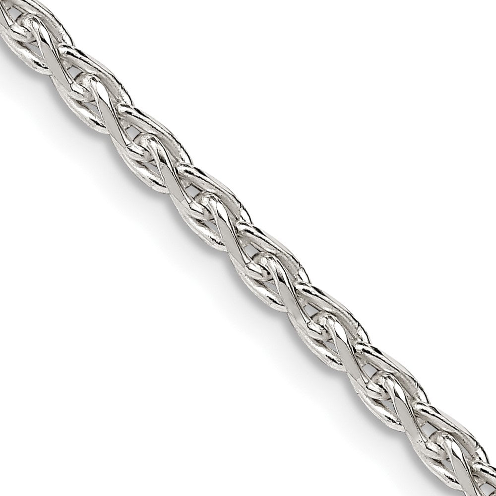 Sterling Silver 2.75mm Diamond-cut Spiga ChainQDS080