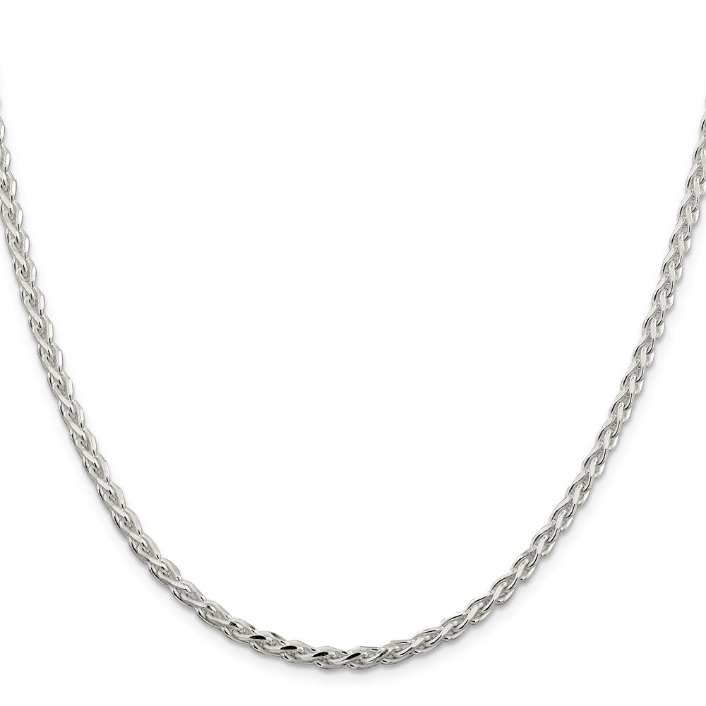 Sterling Silver 3.5mm Diamond-cut Spiga ChainQDS100