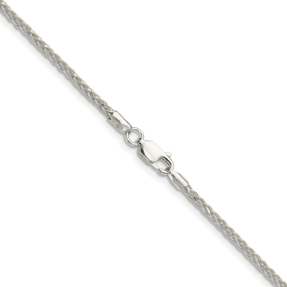 Sterling Silver 2.1mm Diamond-cut Square Spiga ChainQDSS045