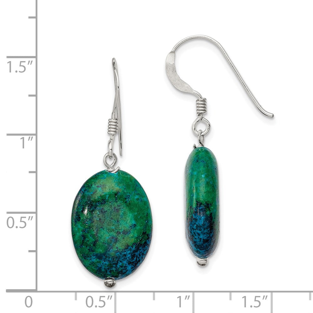 QE12837 Sterling Silver Serpentine Earrings