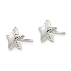 QE1636 Sterling Silver Star Earrings