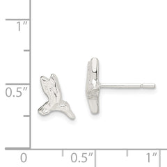QE3311 Sterling Silver Hummingbird Post Earrings