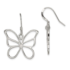 QE4753 Sterling Silver Butterfly Earrings