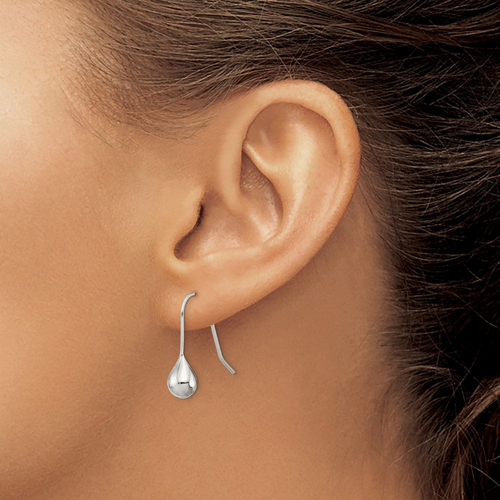 QE6834 Sterling Silver Teardrop Earrings