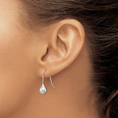 QE6834 Sterling Silver Teardrop Earrings