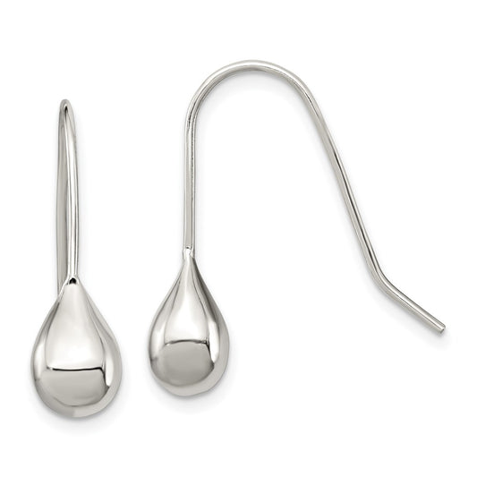 QE6834 Sterling Silver Teardrop Earrings