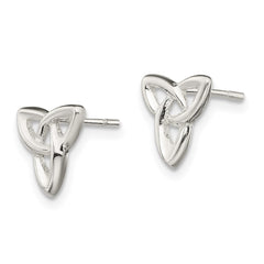 QE8648 Sterling Silver Trinity Post Earrings
