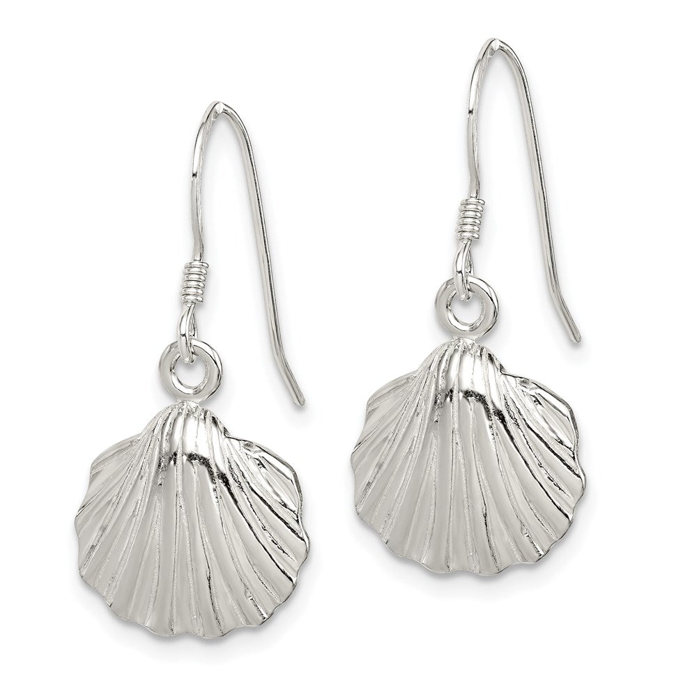 QE87 Sterling Silver Shell Earrings