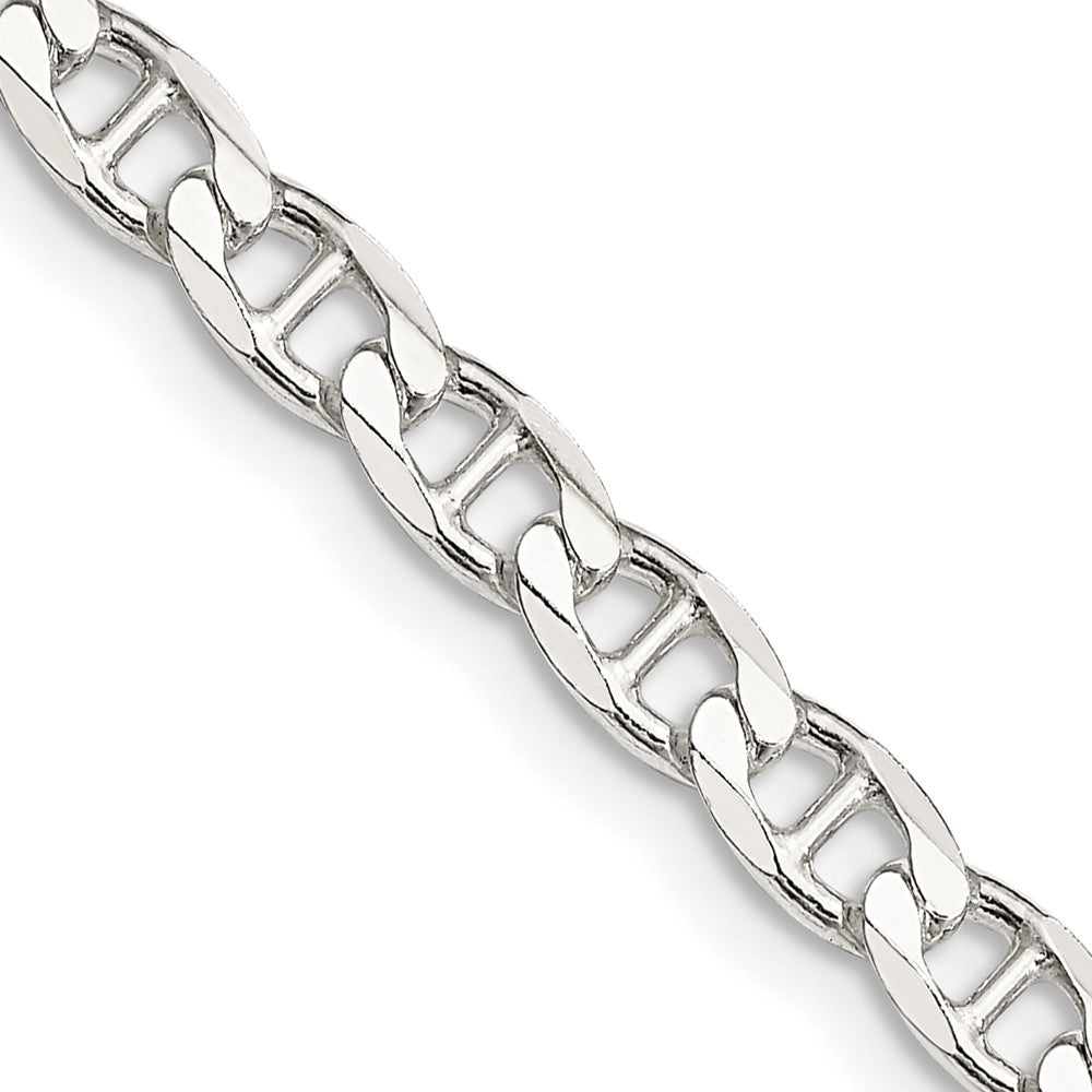 Sterling Silver 4.65mm D/C Flat Anchor Curb ChainQFAN120