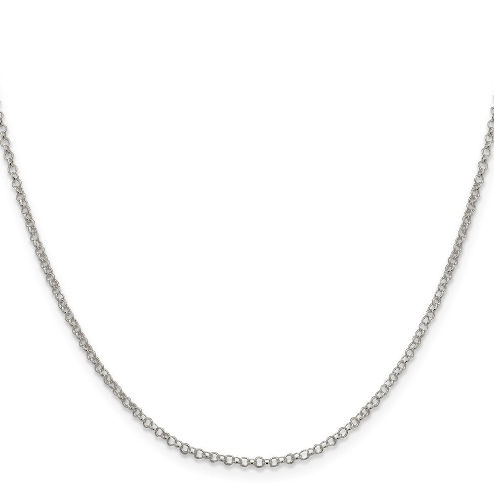 Sterling Silver 2mm Rolo ChainQFC1