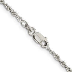 Sterling Silver 2mm Loose Rope ChainQFC100