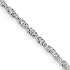 Sterling Silver 2mm Loose Rope ChainQFC100