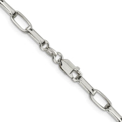 Sterling Silver 5mm Elongated Open Link ChainQFC102