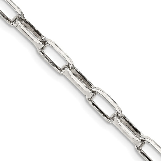 Sterling Silver 5mm Elongated Open Link ChainQFC102