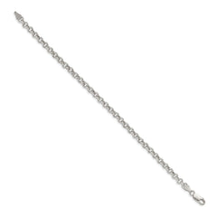 Sterling Silver 4.25mm Semi-solid Rolo Chain QFC106-8