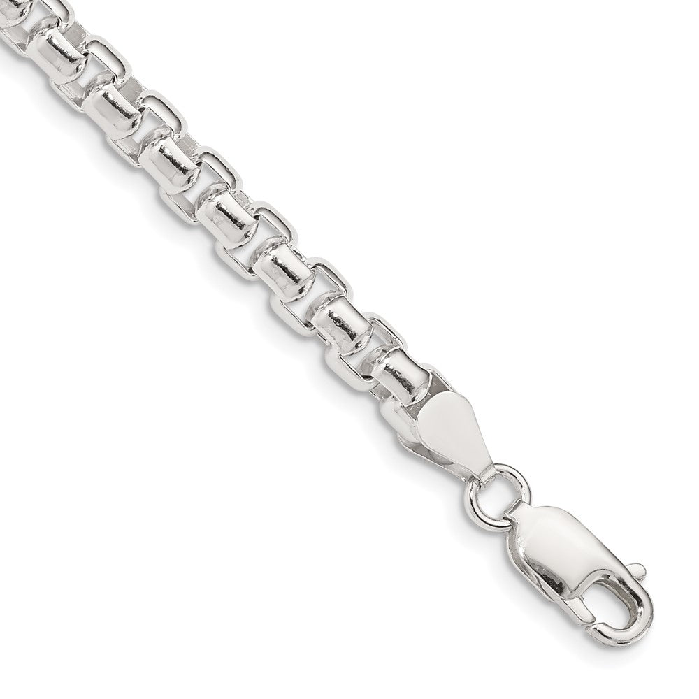 Sterling Silver 5.2mm Round Box Chain QFC127-8
