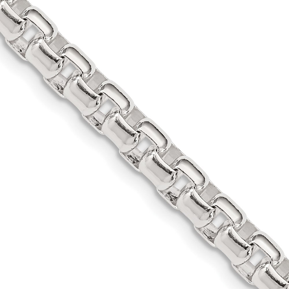 Sterling Silver 5.2mm Round Box ChainQFC127