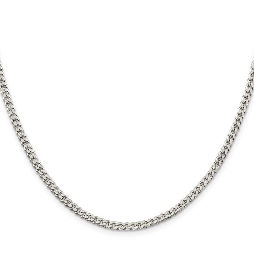 Sterling Silver Polished 3.15mm Curb ChainQFC146