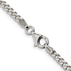 Sterling Silver Polished 3.15mm Curb ChainQFC146