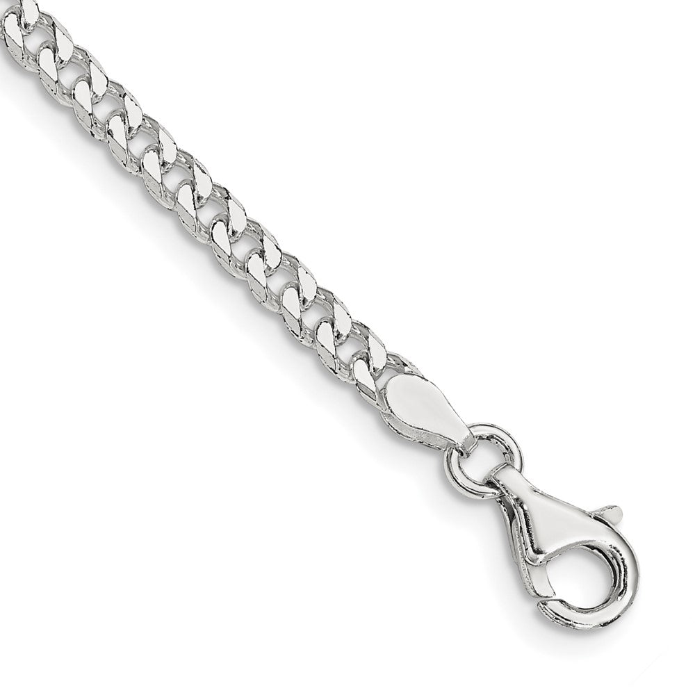 Sterling Silver Polished 3.15mm Curb Chain QFC146-8