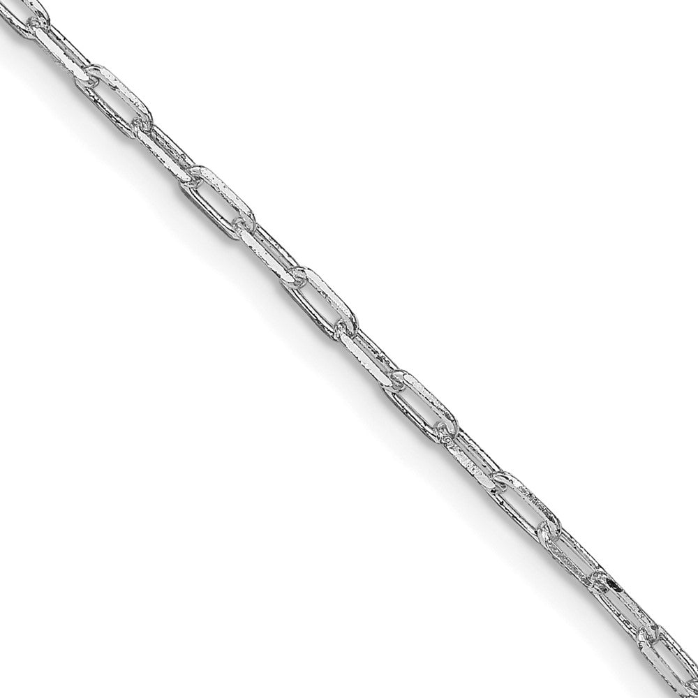 Sterling Silver Rhodium-plated 2mm Elongated Open Link ChainQFC156R