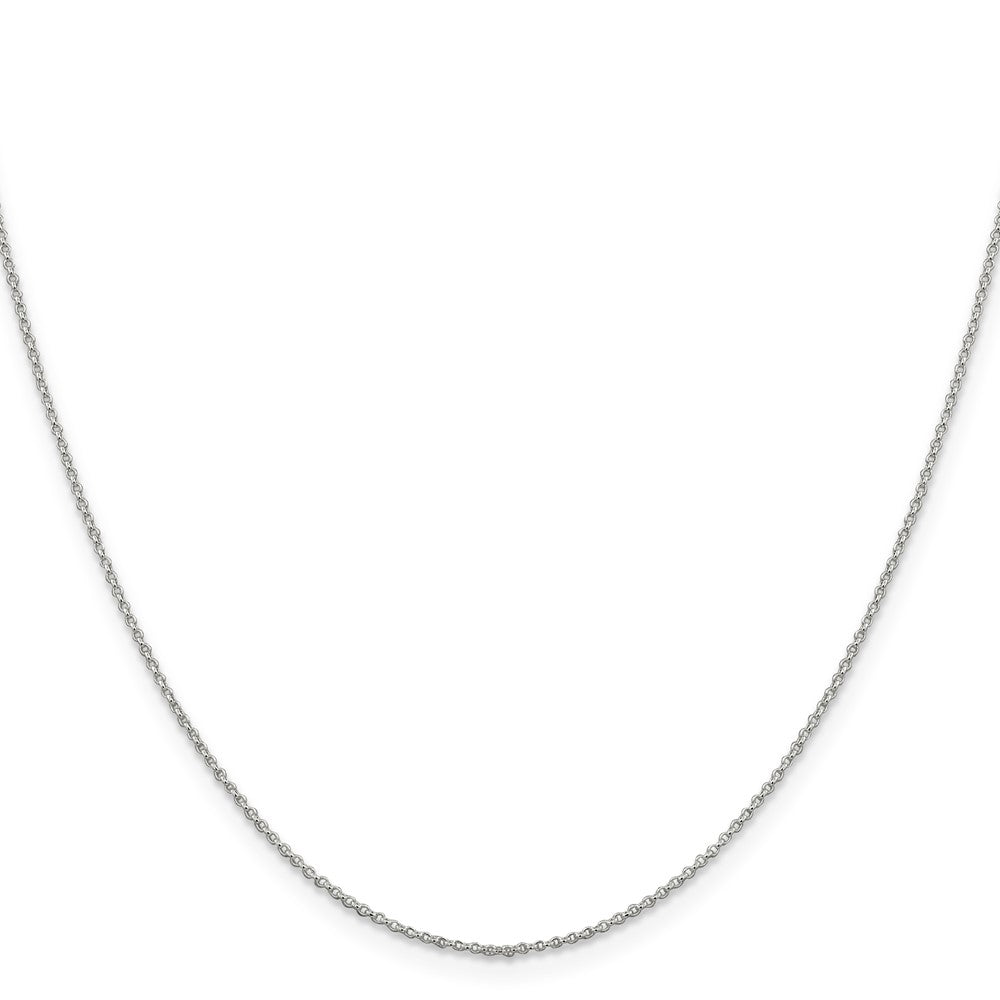 Sterling Silver 1.1mm Rolo ChainQFC205