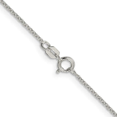 Sterling Silver 1.1mm Rolo ChainQFC205