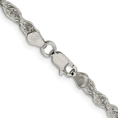 Sterling Silver 3.8mm Loose Rope ChainQFC208