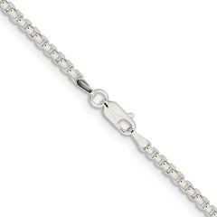 Sterling Silver 2.6mm Round Box ChainQFC214
