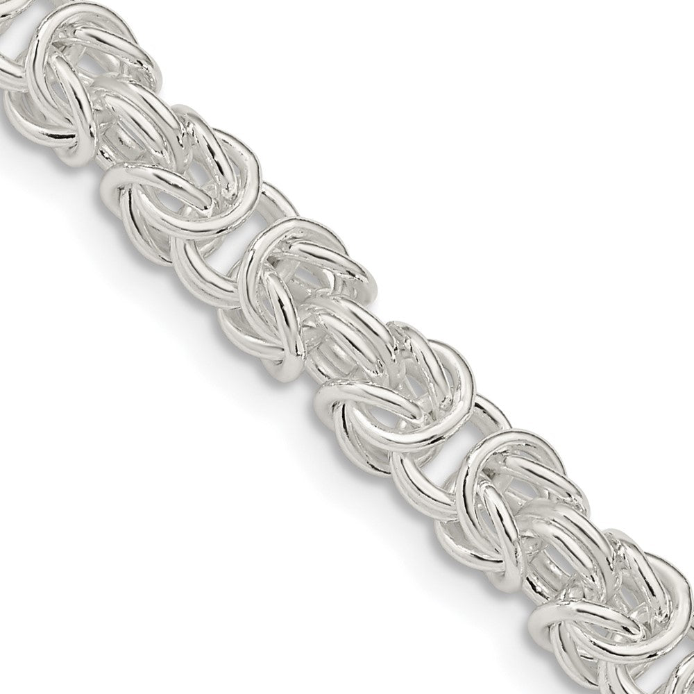 Sterling Silver 5.5mm Rounded Byzantine ChainQFC222