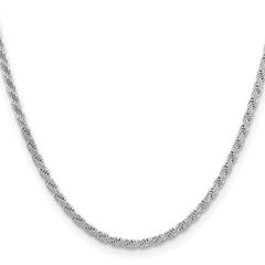 Sterling Silver 3.65mm Flat Rope ChainQFC223