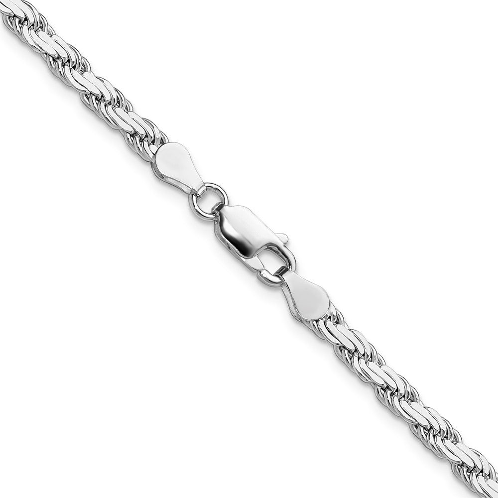 Sterling Silver 3.65mm Flat Rope ChainQFC223