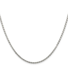 Sterling Silver 2.25mm Flat Rope ChainQFC23