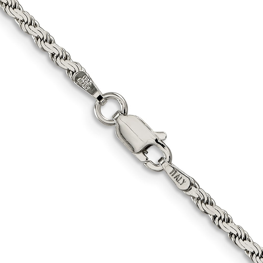 Sterling Silver 2.25mm Flat Rope ChainQFC23