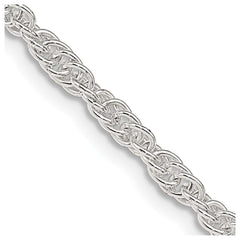 Sterling Silver 2.75mm Loose Rope ChainQFC44