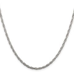 Sterling Silver 2.5mm Loose Rope ChainQFC45