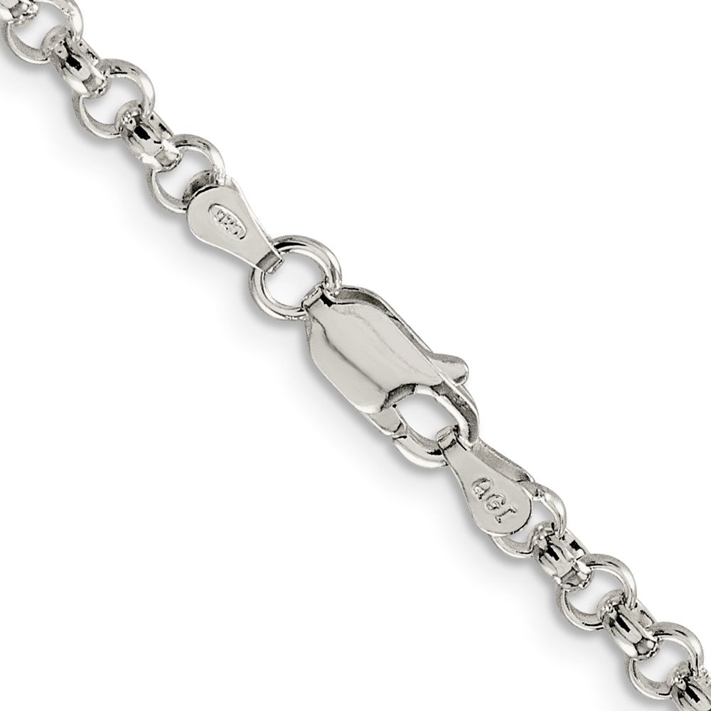 Sterling Silver 4mm Rolo ChainQFC5