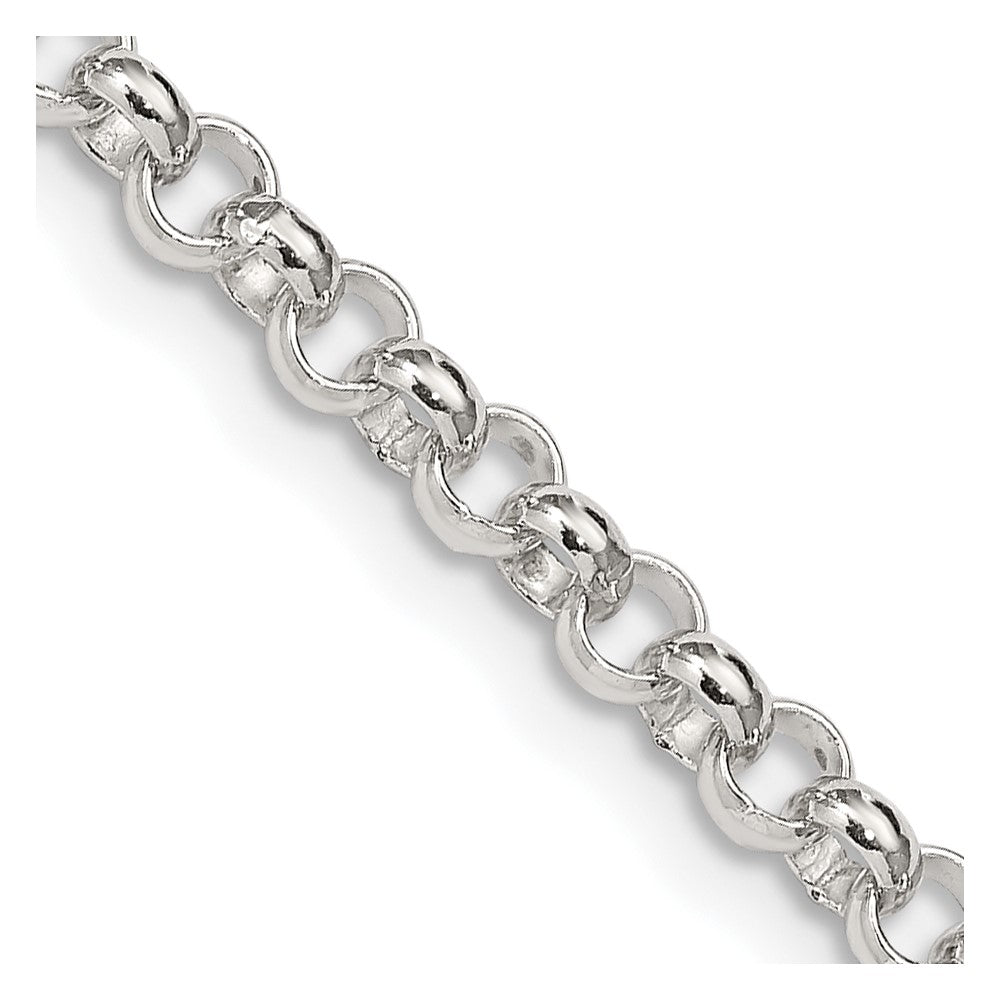 Sterling Silver 4mm Rolo ChainQFC5