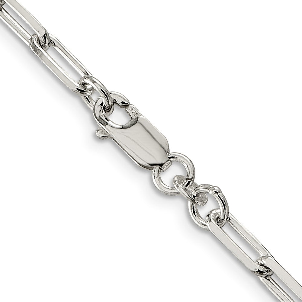 Sterling Silver 4.25mm Elongated Open Link ChainQFC54