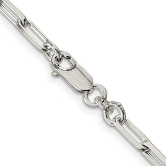 Sterling Silver 4.25mm Elongated Open Link ChainQFC54