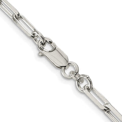 Sterling Silver Rhodium-plated 4.25mm Elongated Open Link ChainQFC54R