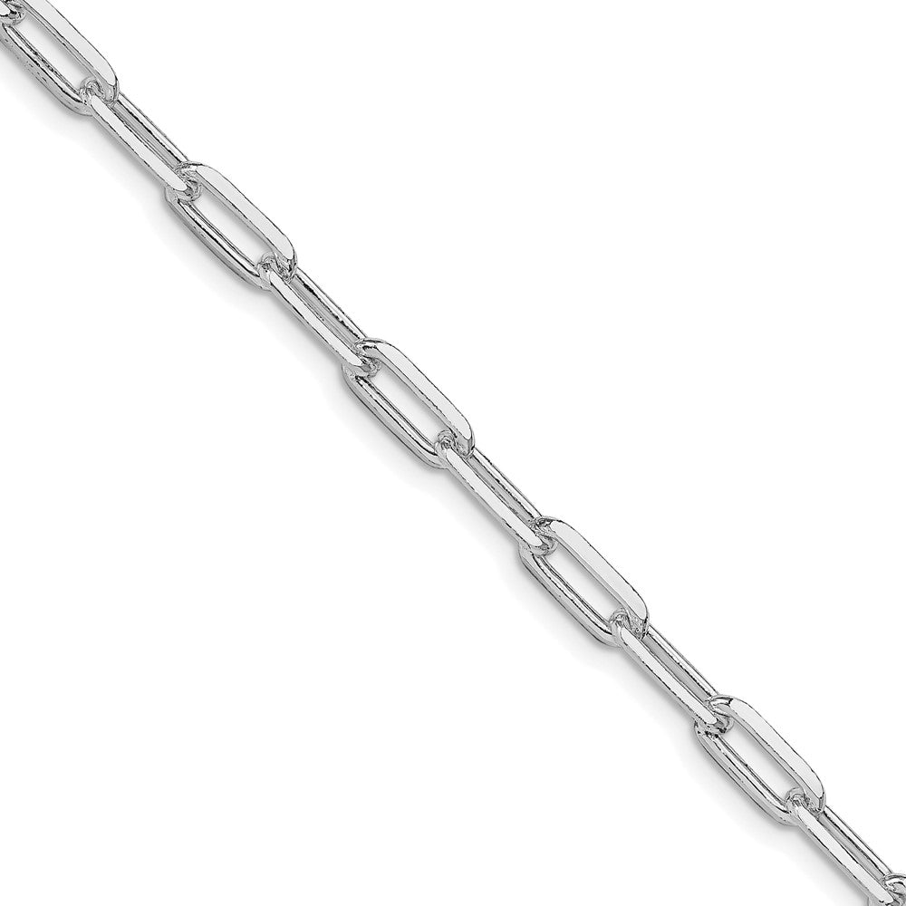Sterling Silver Rhodium-plated 4.25mm Elongated Open Link ChainQFC54R