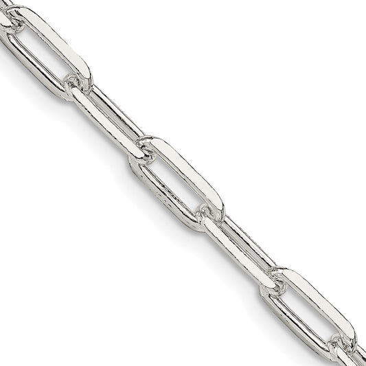 Sterling Silver 4.25mm Elongated Open Link ChainQFC54