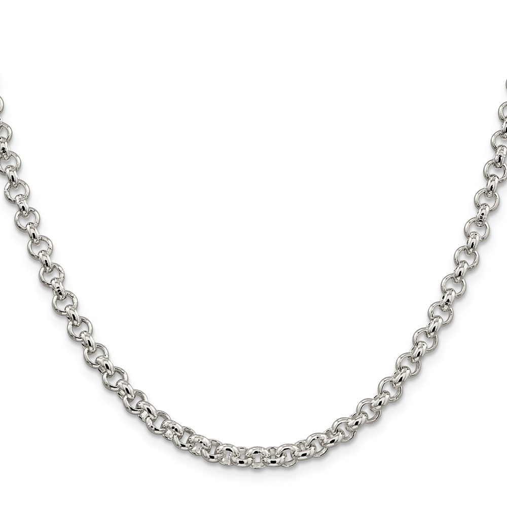 Sterling Silver 5mm Rolo ChainQFC6