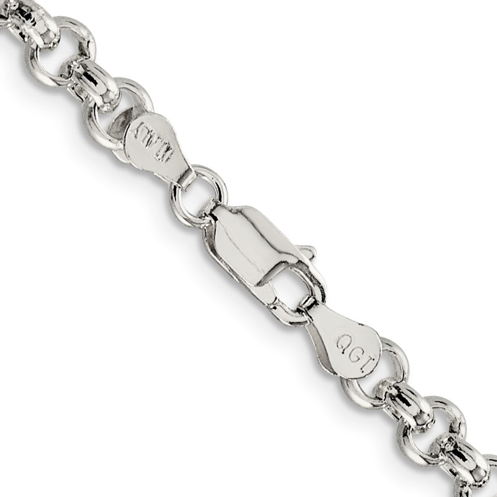 Sterling Silver 5mm Rolo ChainQFC6