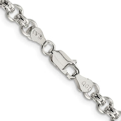 Sterling Silver 5mm Rolo ChainQFC6